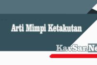 Arti Mimpi Ketakutan