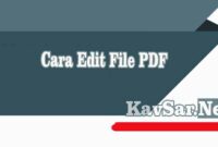 Cara Edit File PDF