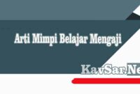 Arti Mimpi Belajar Mengaji