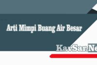 Arti Mimpi Buang Air Besar