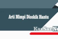 Arti Mimpi Dicekik Hantu