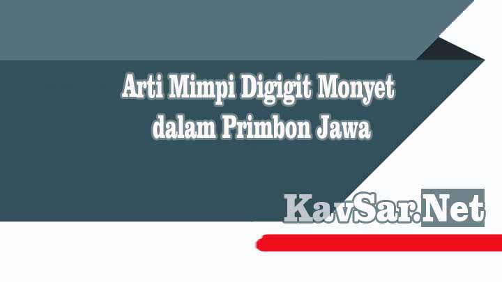 Arti Mimpi Digigit Monyet dalam Primbon Jawa