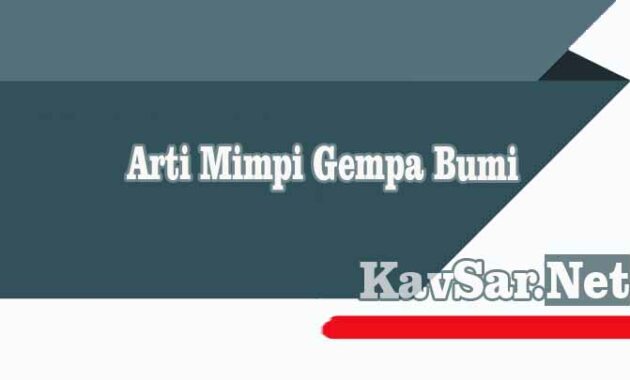 48 Mimpi gempa dan tsunami togel