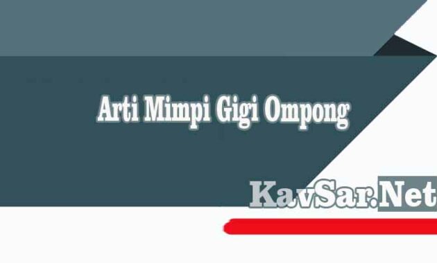 Arti mimpi melihat gigi anak kandung copot