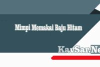 Arti Mimpi Memakai Baju Hitam