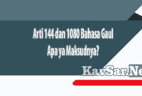 Arti 144 dan 1080 Bahasa Gaul Apa ya Maksudnya