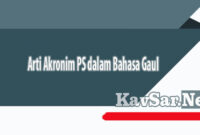 Arti Akronim PS dalam Bahasa Gaul