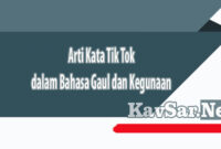 Arti Kata Tik Tok dalam Bahasa Gaul dan Kegunaan