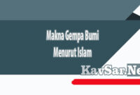 Makna Gempa Bumi Menurut Islam