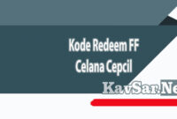 Kode Redeem FF Celana Cepcil