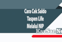 Cara Cek Saldo Taspen Life Melalui NIP Secara Online