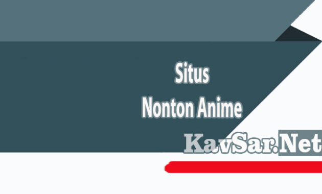 Situs Nonton Anime