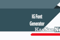 IG Font Generator