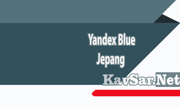 Yandex Blue Jepang