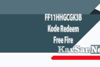 FF11HHGCGK3B Kode Redeem Free Fire