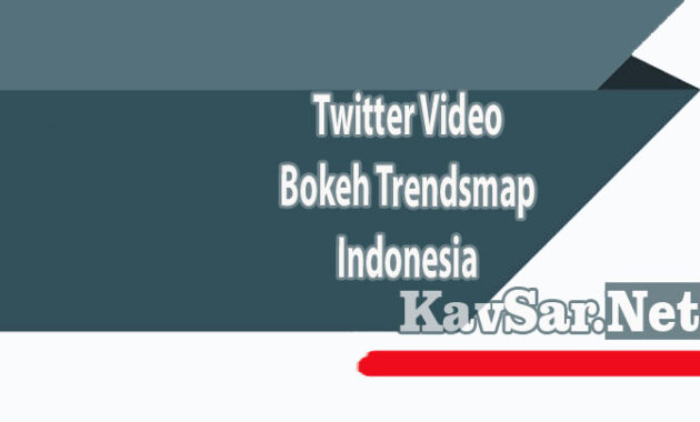 Twitter Video Bokeh Trendsmap Indonesia