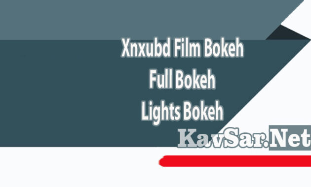 Xnxubd Film Bokeh Full Bokeh Lights Bokeh