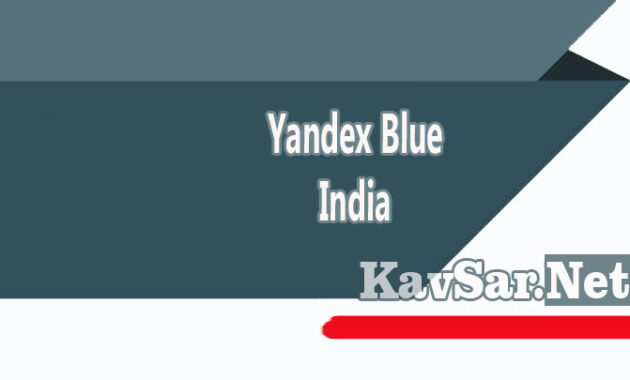Yandex Blue India