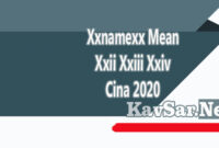 Xxnamexx Mean Xxii Xxiii Xxiv Cina 2020