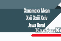 Xxnamexx Mean Xxii Xxiii Xxiv Jawa Barat