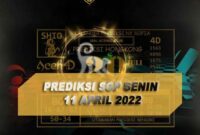 Prediksi SGP Senin 11 April 2022