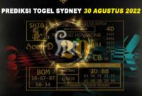 Prediksi Togel Sydney 30 Agustus 2022