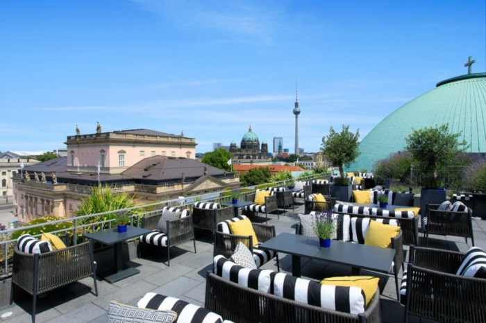 Rooftop lounge loop glorious twincities eater Hotels with rooftop bars in Germany