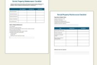 Residential property maintenance checklist before selling